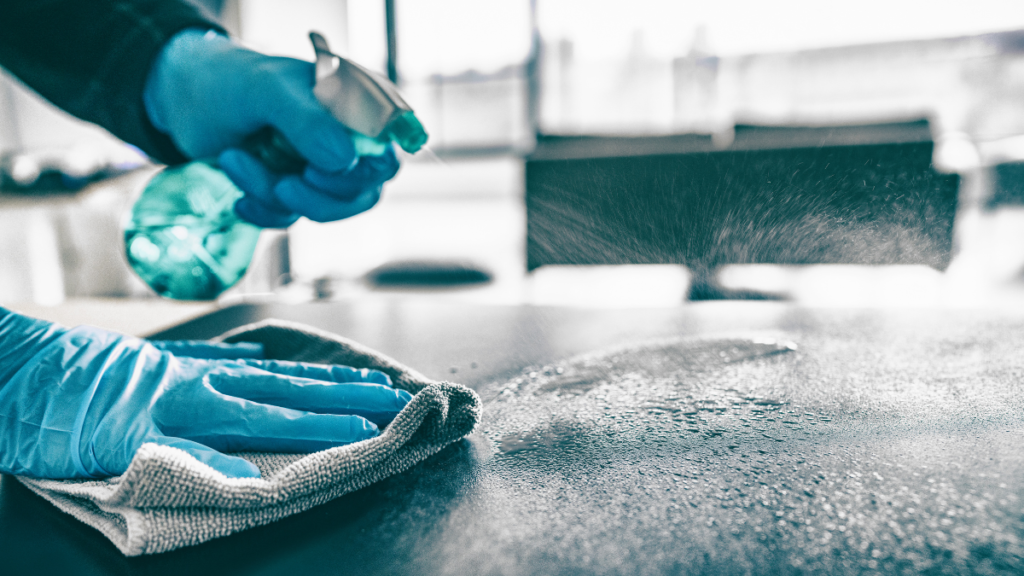 Sanitized Area, Luminus Cleaning